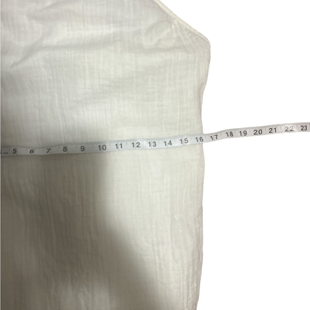 Capulet Revolve Ivory Y-Back Mini Dress Cotton Gauze Racerback XS - Picture 7 of 9